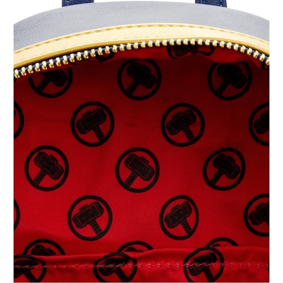 Loungefly Disney Marvel Thor Love and Thunder GITD Mini back pack blue red main image 4